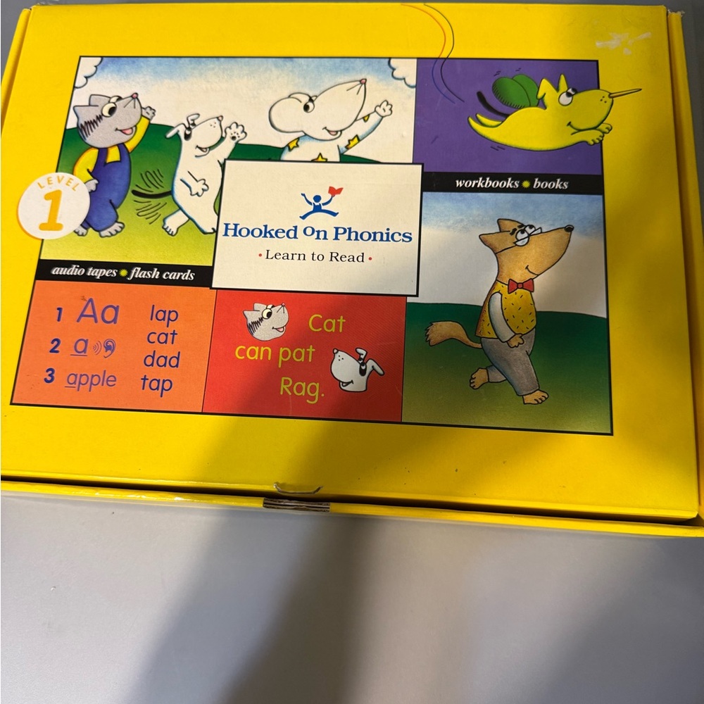 Vintage Hooked on Phonics Learn to Read Level 1 Kit -